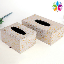 Fashion Rectangle PU Tissue Box (ZJH058)